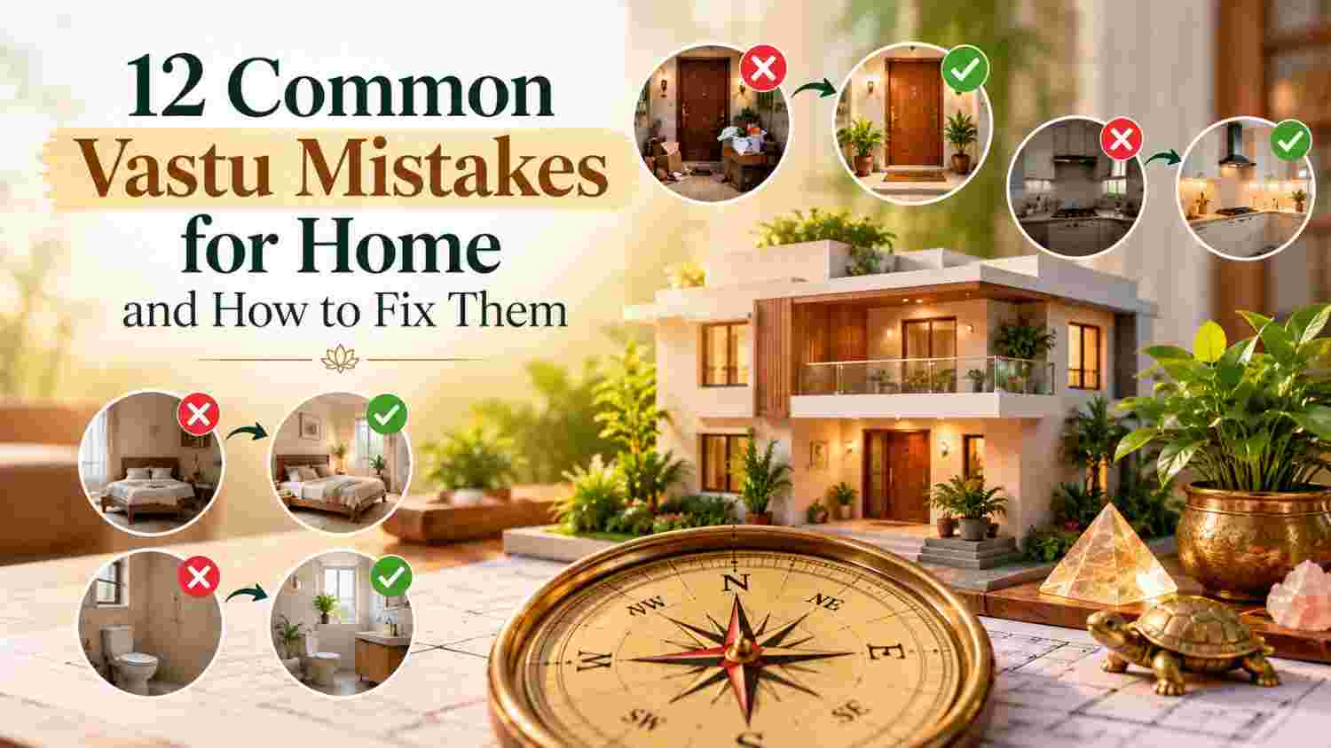 12 Common Vastu Mistakes for Home and How to Fix Them